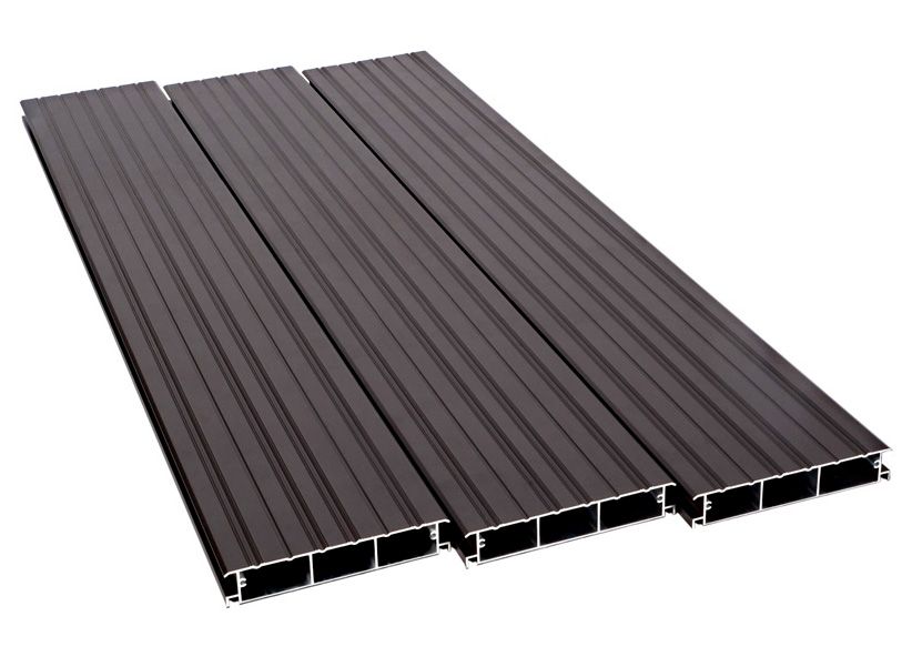 Aluminium Decking with Imitation Wood Colour Option 